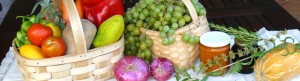 Verduras y frutas de la huerta de Narayana